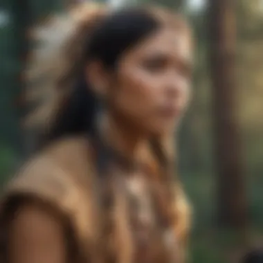 A gathering that symbolizes community and social structure among tribes