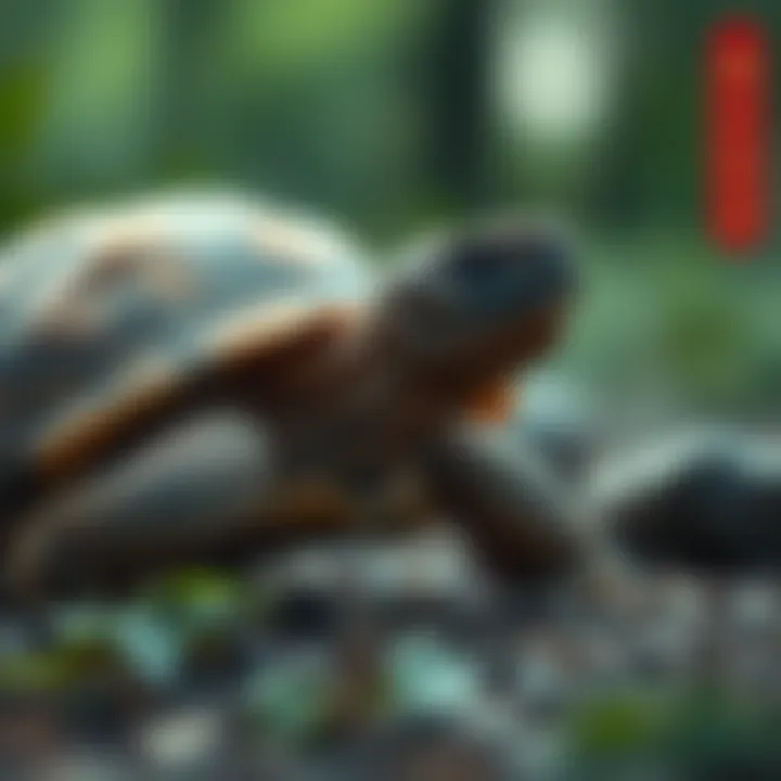 A wise tortoise representing longevity and wisdom
