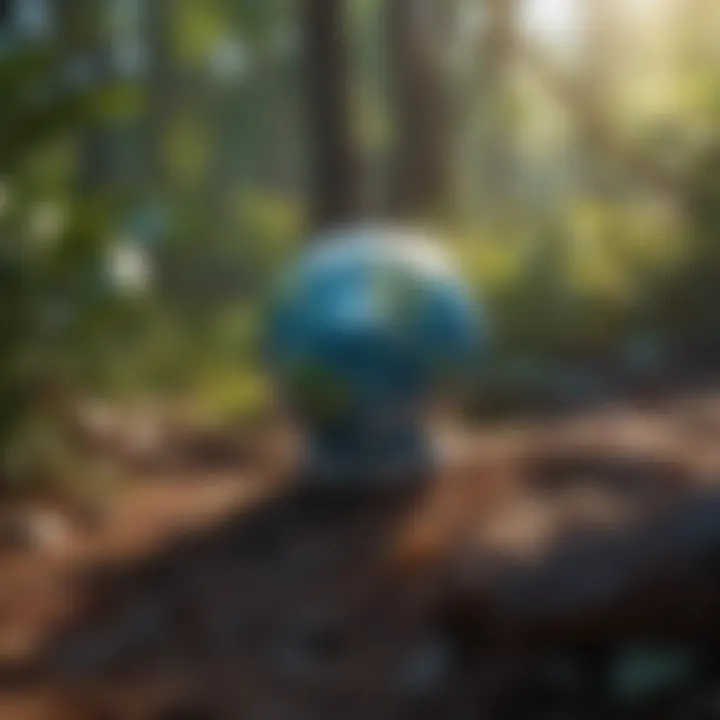 Colorful Earth Day celebration with diverse kids