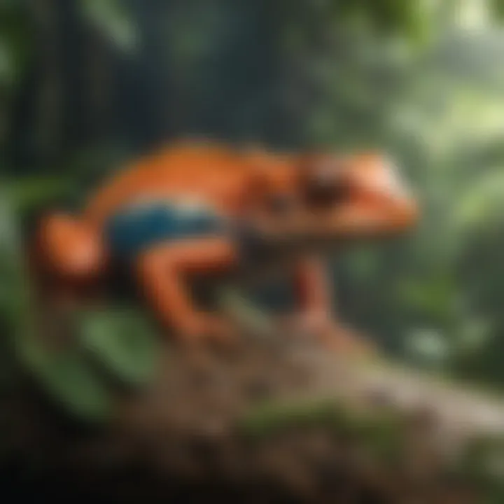 Biodiversity in Costa Rica featuring tropical flora and fauna
