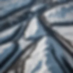 Aerial view of Iceland's stunning glacier landscapes