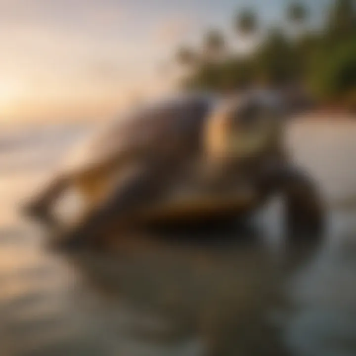 Conservation efforts for loggerhead sea turtles against predators