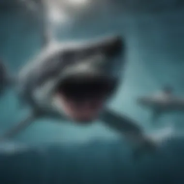 Megalodon vs. Modern Sharks A comparison chart showcasing megalodon and modern shark species.