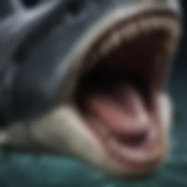 The Impressive Teeth of Megalodon A close-up of Megalodon teeth showcasing their size and sharpness