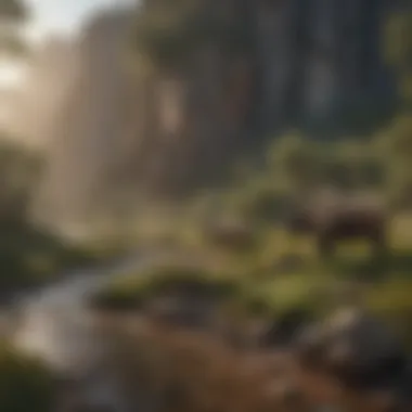 An ancient landscape highlighting the connection between tribes and nature.