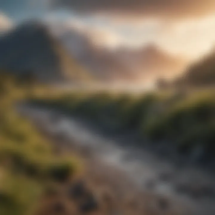 Geographical Features of New Zealand Map of New Zealand highlighting its geographical features