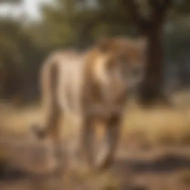 Cheetah in its natural habitat showcasing its agility and grace.