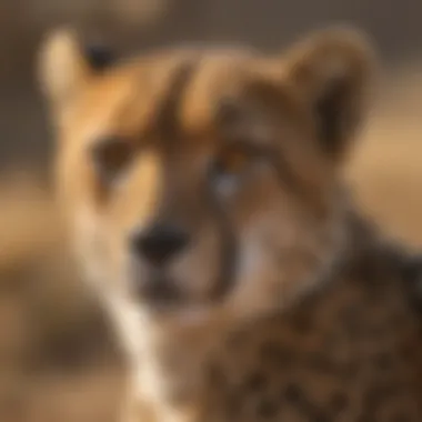 Conservation efforts aimed at preserving cheetah populations in the wild.