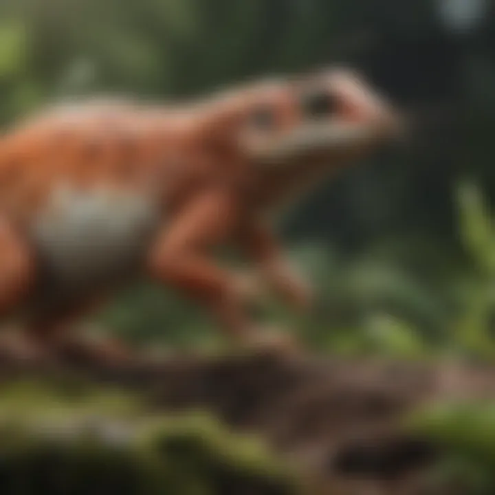 Invasive species disrupting a native ecosystem