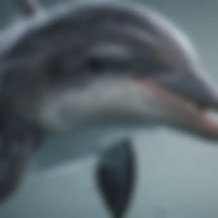 Detailed illustration of bottlenose dolphin anatomy