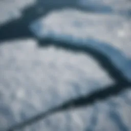 Aerial view of Greenland's vast ice sheet