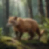 A diverse group of animals in their natural habitat, showcasing biodiversity.