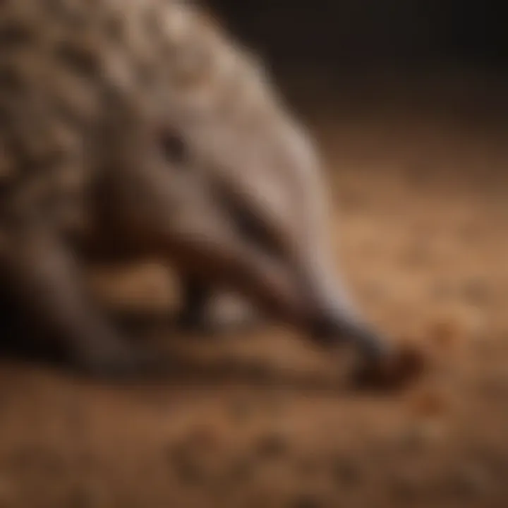 Ants and termites, primary food sources for pangolins