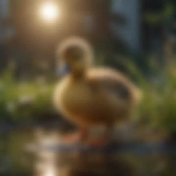 Healthy environment for ducklings