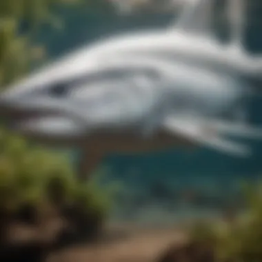 An engaging infographic on conservation efforts for great white fish.