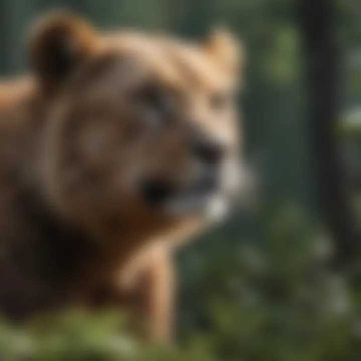 A community engaging in wildlife protection efforts