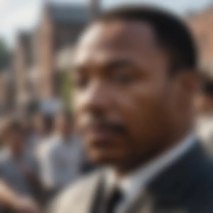 Historical march for civil rights
