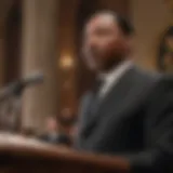 Martin Luther King Jr. delivering a powerful speech