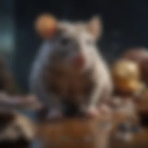 Rat symbolizing intelligence and adaptability in the Zodiac