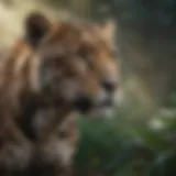 A jaguar in its natural habitat showcasing its powerful physique