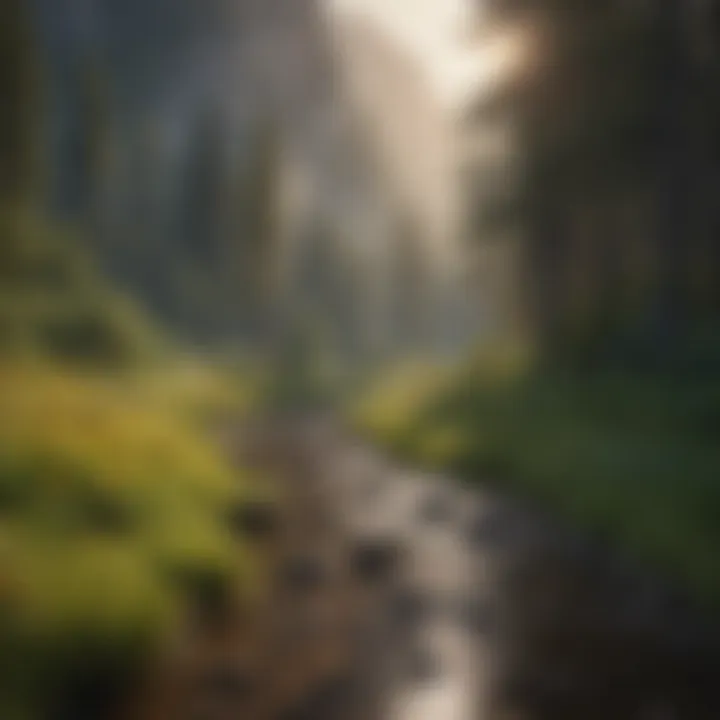 A scenic representation of the diverse environmental landscapes across the United States.