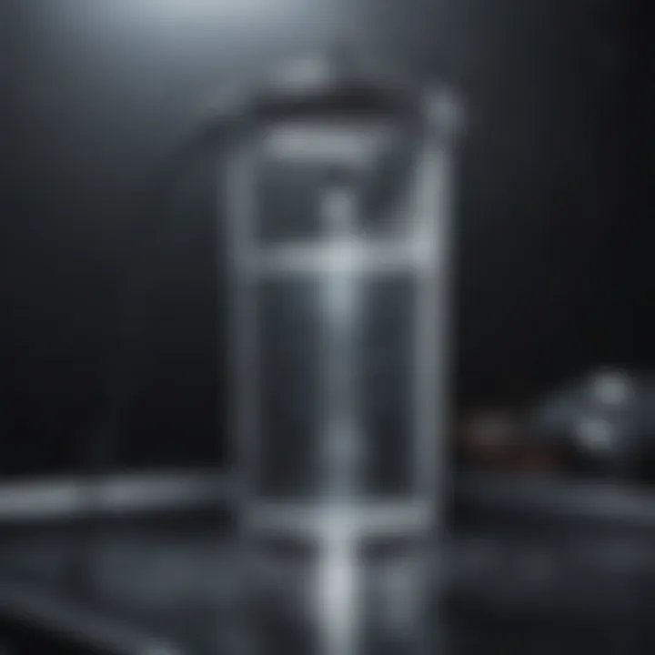 Diagram illustrating the water filtration mechanism