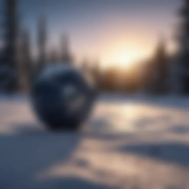 Illustration of the earth's tilt and orbit during the winter solstice