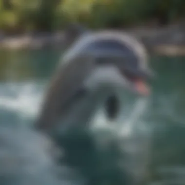 Playful Dolphin with Prey