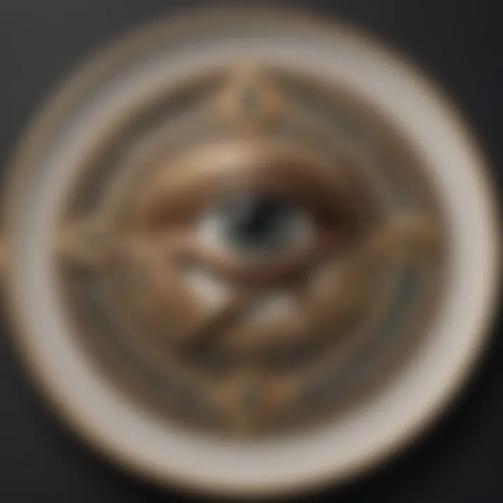 Opulent Eye of Horus Decorative Plate