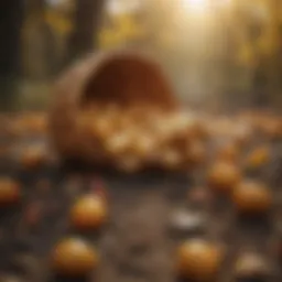 Golden Harvest: A Symbolic Cornucopia
