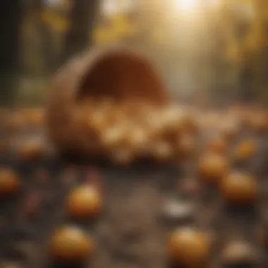 Golden Harvest: A Symbolic Cornucopia