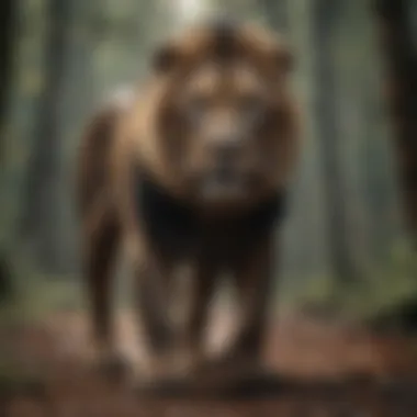 Majestic portrayal of strength and resilience Symbol of Strength and Resilience
