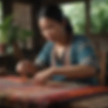 Laotian Textile Weaving Artistry