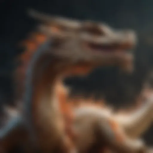 A majestic dragon symbolizing power and strength