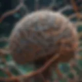Illustration depicting intricate neural connections