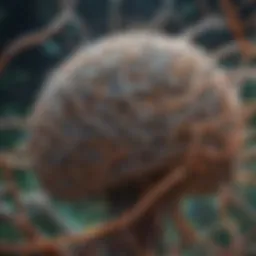 Illustration depicting intricate neural connections