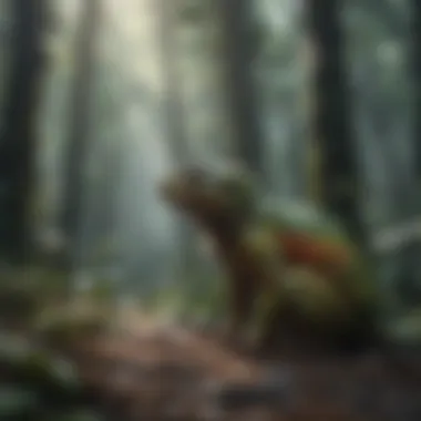 Vibrant portrayal of a vanishing rainforest