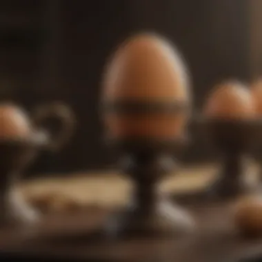 Vintage Egg Stand with Intricate Details Vintage Egg Stand with Intricate Details