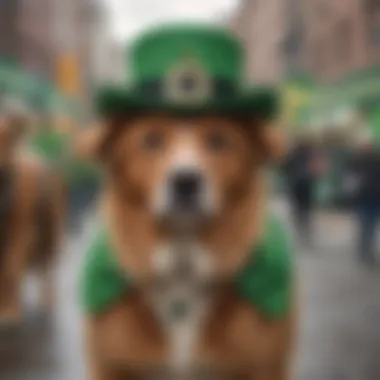 Nostalgic St. Patrick's Day Procession Vintage St. Patrick's Day Parade