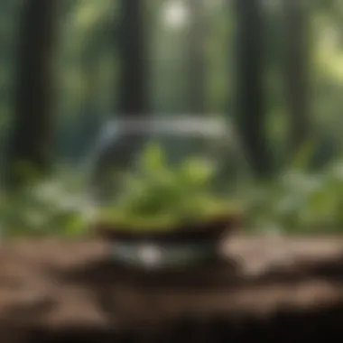 An infographic illustrating sustainable living practices