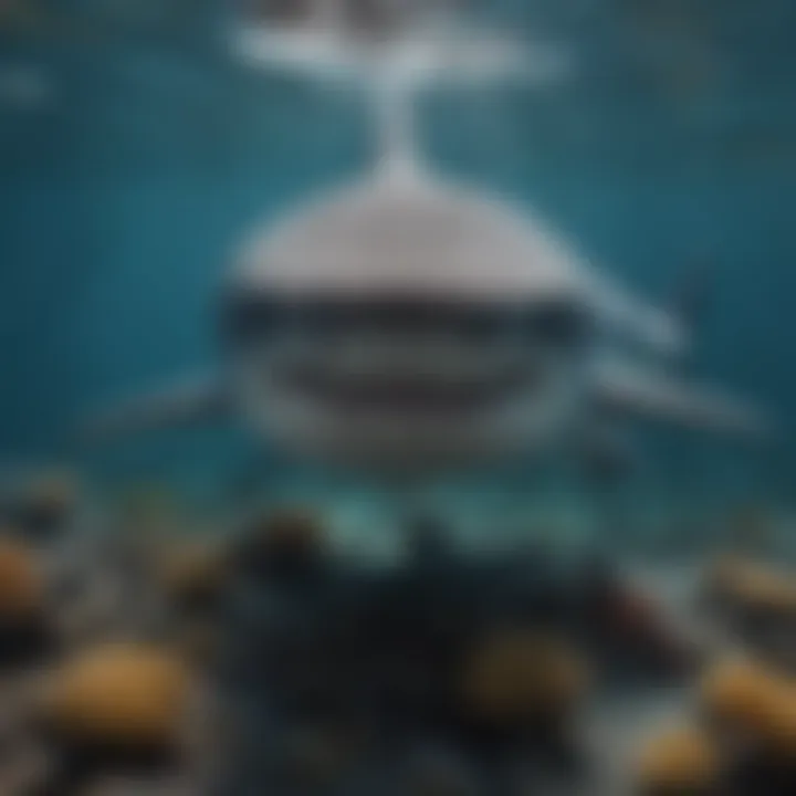 Whaleshark Swimming Alongside Diverse Marine Life