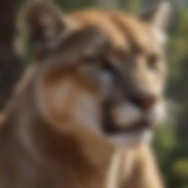 Mountain lion adapting to different environments