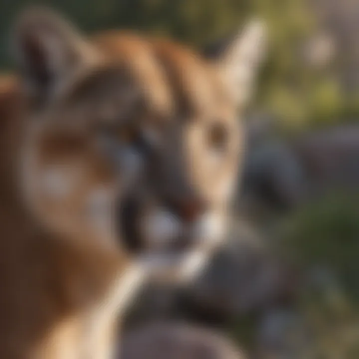 Map of mountain lion distribution across North America