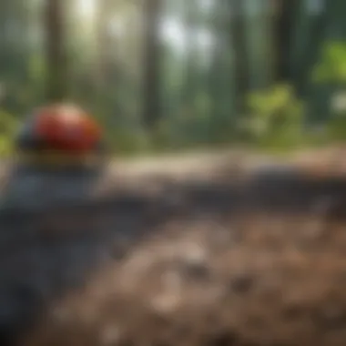 Illustration of ladybug habitats