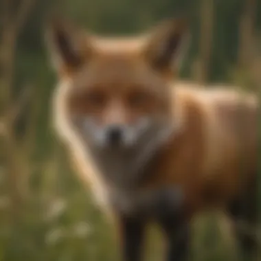 Red Fox: The Cunning Hunter of Ohio An elegant red fox prowling through tall grass