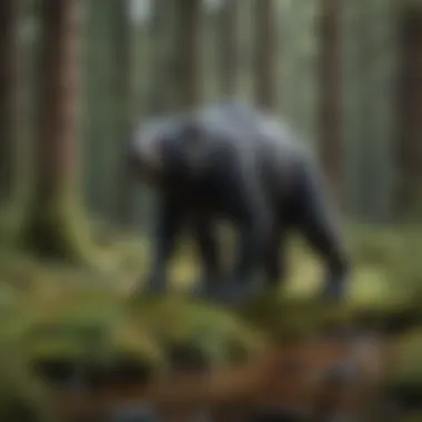 Wildlife Harmony in a Boreal Forest