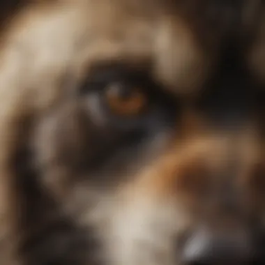 Close-up of a wolverine showcasing its fur texture