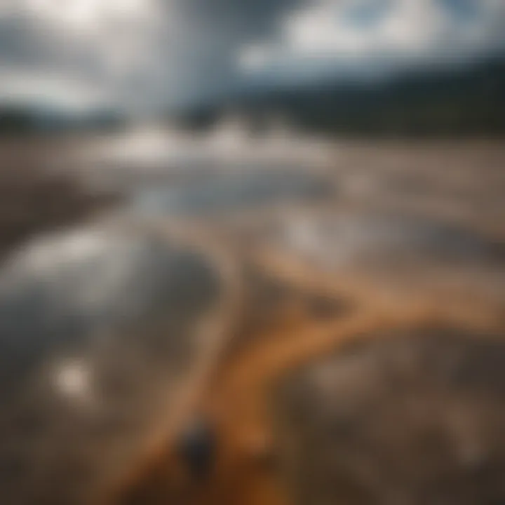 Majestic Yellowstone National Park Geothermal Features